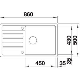 Кухонная мойка BLANCO LEGRA XL 6S антрацит (арт.523326)