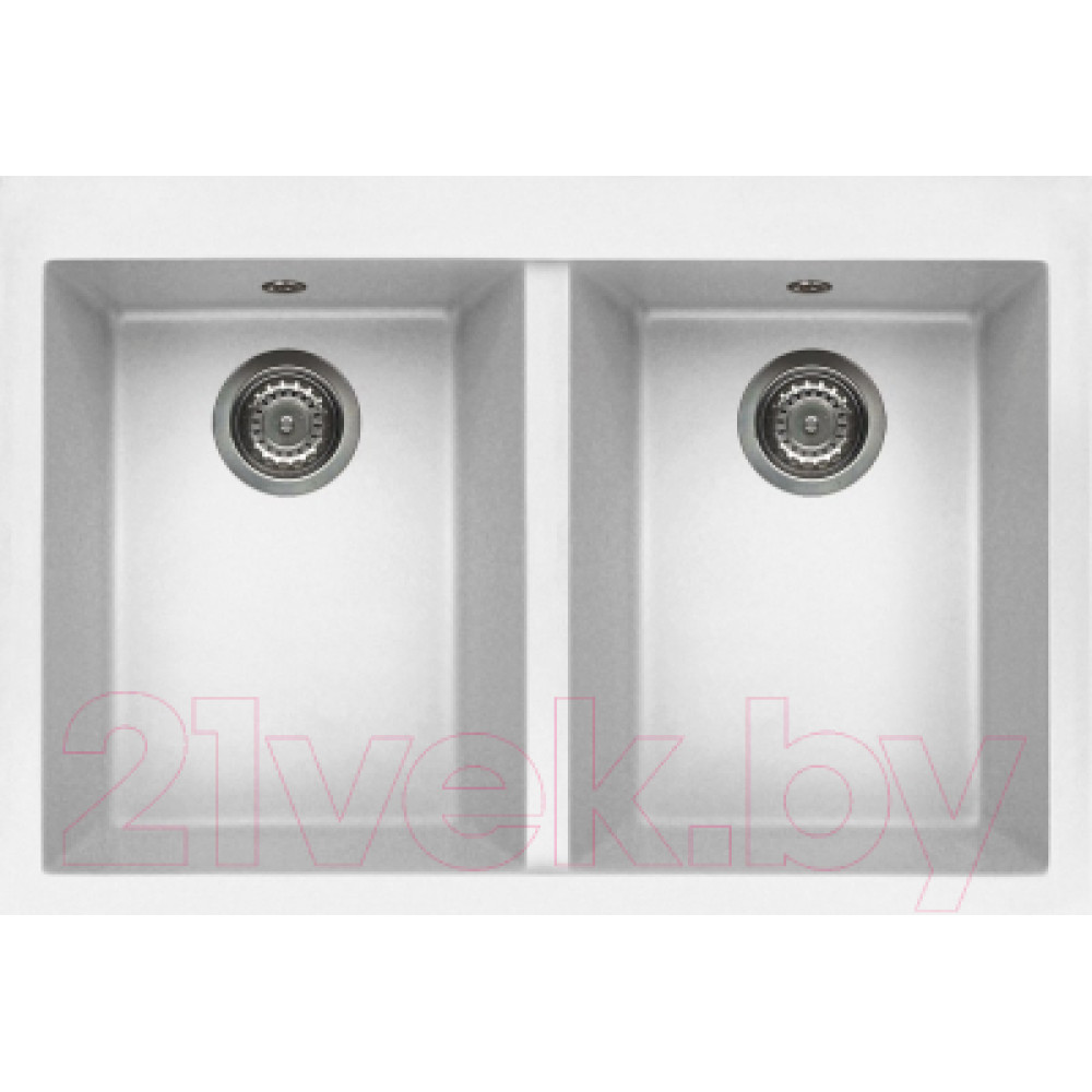 Кухонная мойка ELLECI Quadra 340 Bianco G68
