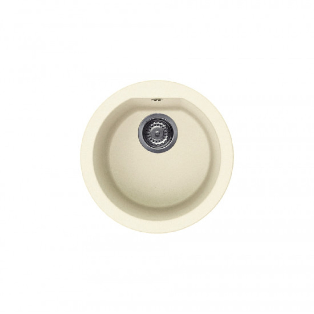 Кухонная мойка ELLECI Fox Round Bianco Pietra 52