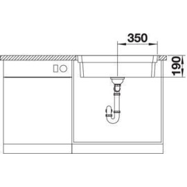 Кухонная мойка Blanco ETAGON 700-IF/A нержавеющая сталь зеркальная полировка 524274