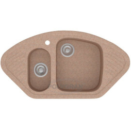 Мойка POLYGRAN F-14-302 Песочный 960х510