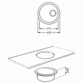 Кухонная мойка SMEG um103p