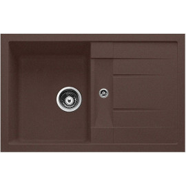 Кухонная мойка TopZero Susanna Chocolate (780x500-93), искусственный гранит