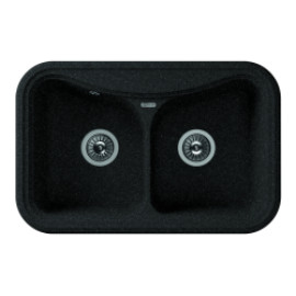 Кухонная мойка FLORENTINA крит 780 а чёрный