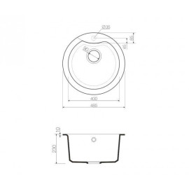 Кухонная мойка OMOIKIRI Yasugata 48R-DC (4993211)