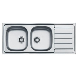 Кухонная мойка ALVEUS Line 100 NAT-90 1087978 (в комплекте с сифоном 1130555)