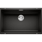 Кухонная мойка BLANCO SUBLINE 700-U SILGRANIT черный с отв.арм. InFino (526001)