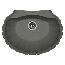 Кухонная мойка FLORENTINA Гребешок черный (20.345.E0695.102)