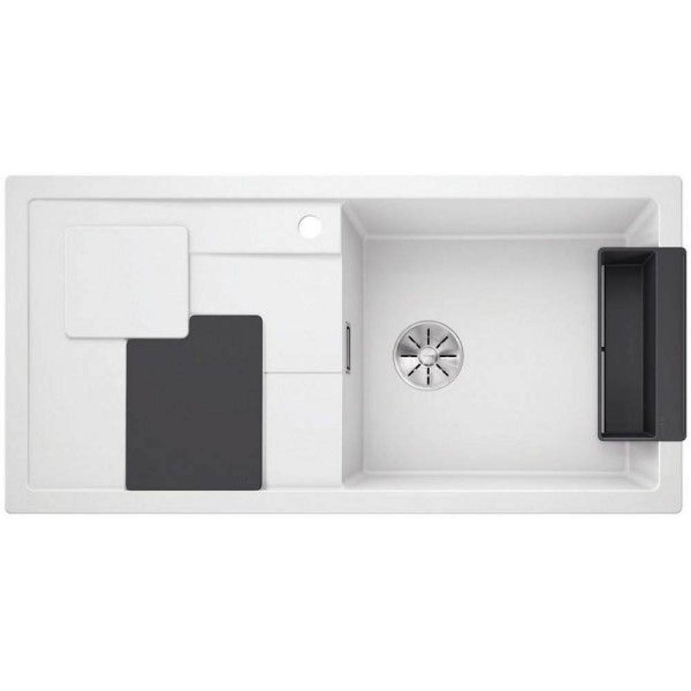 Кухонная мойка Blanco SITY XL 6 S lava grey белый гранит 525051