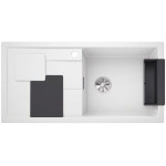 Кухонная мойка Blanco SITY XL 6 S lava grey белый гранит 525051