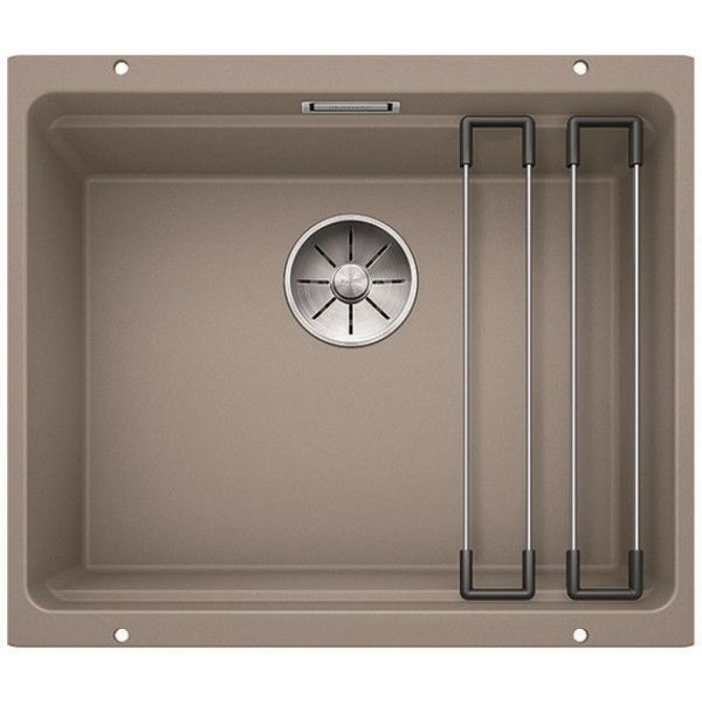 Кухонная мойка Blanco ETAGON 500-U SILGRANIT PuraDur серый беж гранит 522234