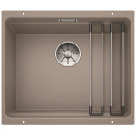Кухонная мойка Blanco ETAGON 500-U SILGRANIT PuraDur серый беж гранит 522234