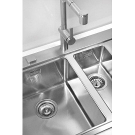 Кухонная мойка ALVEUS Pure 60 L KMB-90 1103654 (в комплекте с сифоном 1127259)