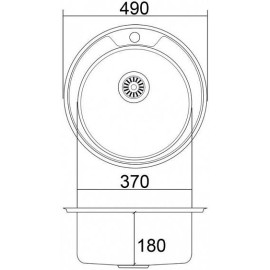 Кухонная мойка EMAR 305A Electrolize