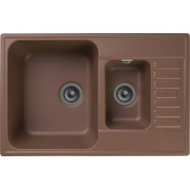 Кухонная мойка GRANFEST QUARZ GF-Z 21К терракот