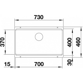 Кухонная мойка Blanco ETAGON 700-U кофе (арт.525176)
