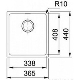 Кухонная мойка FRANKE SID 110-34 кофе (125.0443.351)