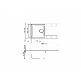 Кухонная мойка OMOIKIRI sakaime 78-pl (4993196)