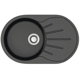 Кухонная мойка ZETT lab 110/Q4 черный T110Q004