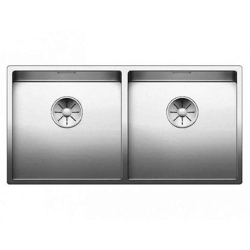 Кухонная мойка Blanco CLARON 400/400-U нерж.сталь зеркальная полировка с отв. арм. InFino (арт.52161