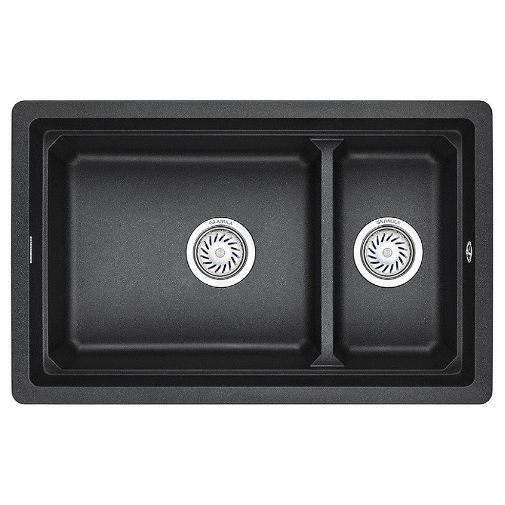 Кухонная мойка GRANULA KS-7304U чёрный