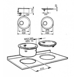 Кухонная мойка SMEG 10i3pn