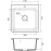 Кухонная мойка GRANFEST SMART GF-SM430 песочный