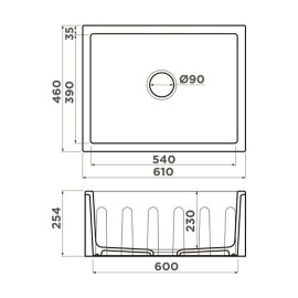 Кухонная мойка OMOIKIRI Mikura 61-CC (4997073)