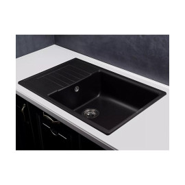 Кухонная мойка KUPPERSBERG ROYS 1B1D BLACK METALLIC