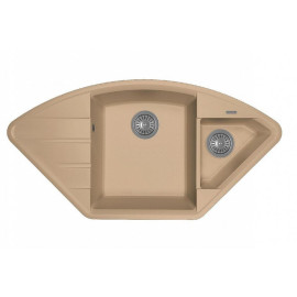 Кухонная мойка FLORTEK Крокус 980 капучино (23.040.E0980.306)