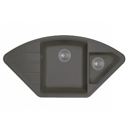 Кухонная мойка FLORTEK Крокус 980 антрацит (23.040.E0980.302)