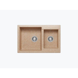 Кухонная мойка POLYGRAN BRIG-772 песочный