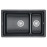 Кухонная мойка GRANULA KS-7304U шварц