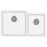 Кухонная мойка AQUASANITA Arca SQA230LW (alba 710)