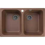 Кухонная мойка GRANFEST Quarz GF-Z15 терракот