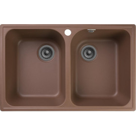 Кухонная мойка GRANFEST Quarz GF-Z15 терракот