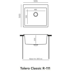 Кухонная мойка TOLERO R-111-102 сафари