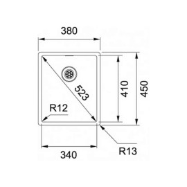 Кухонная мойка FRANKE BXX 210/110-34 нержавеющая сталь (127.0369.056)
