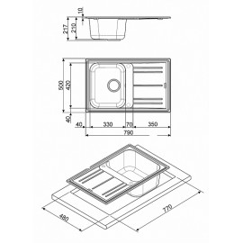 Мойка SMEG LZ791P