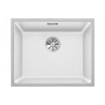 Кухонная мойка Blanco SUBLINE 500-IF отводная арматура InFino® белый гранит 524110