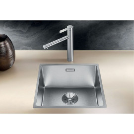 Кухонная мойка Blanco CLARON 400-IF Durinox® отводная арматура InFino®нержавеющая сталь Durinox 523389
