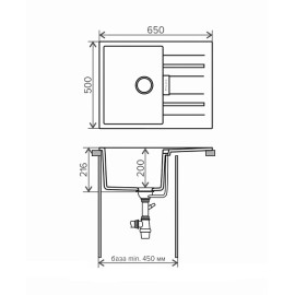 Кухонная мойка TOLERO TL-650-102 сафари