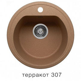 Мойка POLYGRAN F-05 терракот №307