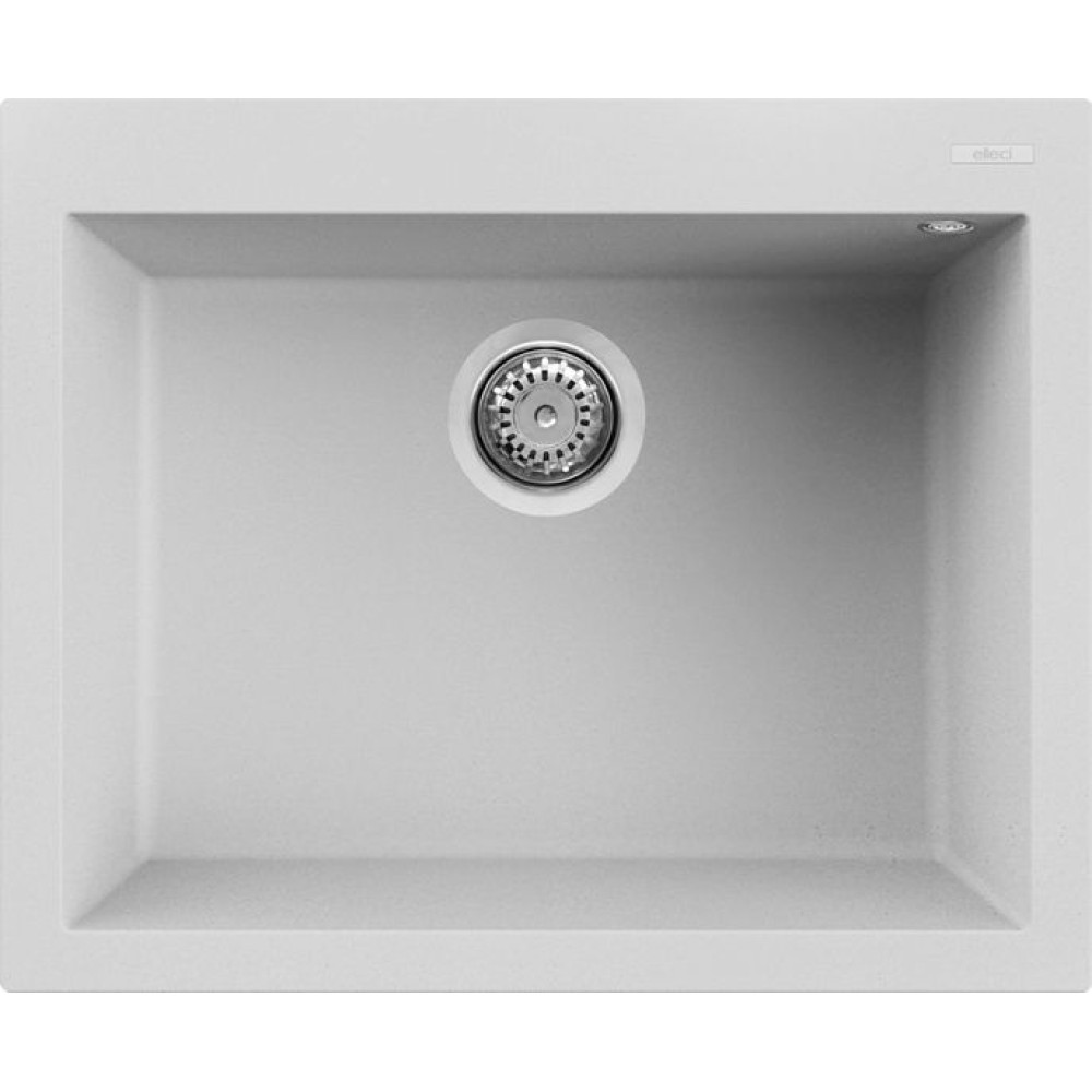 Кухонная мойка ELLECI Quadra 110 Bianco Titano 68