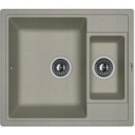 Кухонная мойка FLORENTINA Липси 580К серый шелк (20.210.D0580.307)