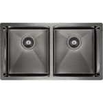 Кухонная мойка PAULMARK Twin PM237844-GM