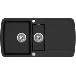 Кухонная мойка AQUASANITA Lira SQL151AW (black metallic 601)