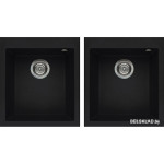 Кухонная мойка ELLECI Quadra 200 Black K86