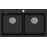 Кухонная мойка AQUASANITA Magna SQM200AW (black metallic 601)