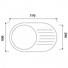 Кухонная мойка KAISER KGM-7750-G